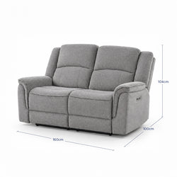 Sofá Reclinable Eléctrico Sedona Spring Air Gris