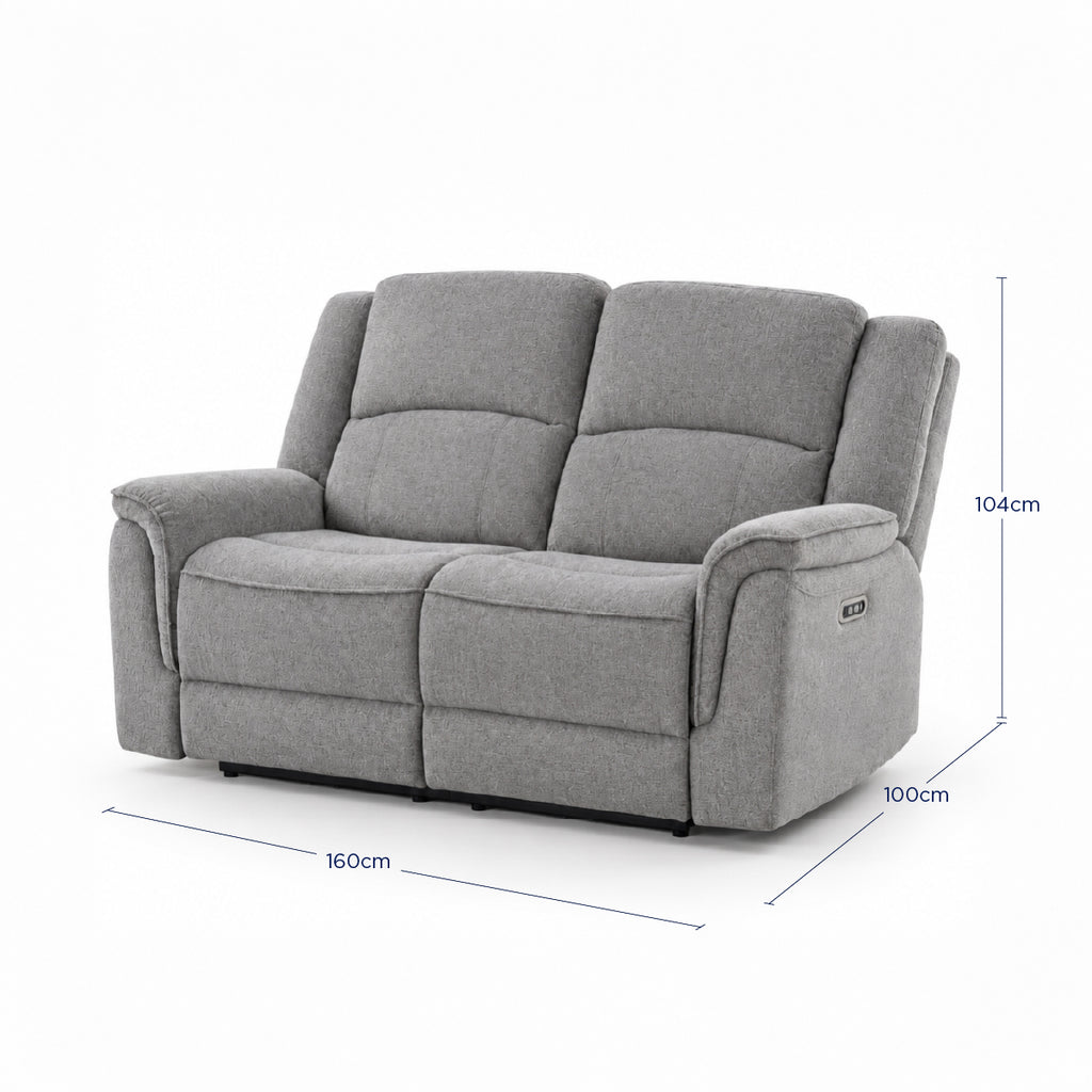 Sofá Reclinable Eléctrico Sedona Spring Air Gris