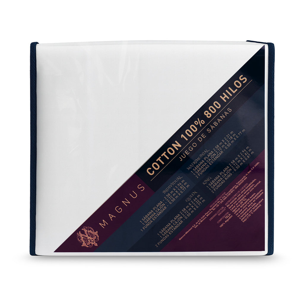 Sábanas Magnus Algodón 800 Hilos