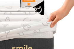 Colchón roomi smile + Juego de sabanas roomi algodón
