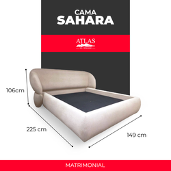 Cama Sahara Matrimonial Beige