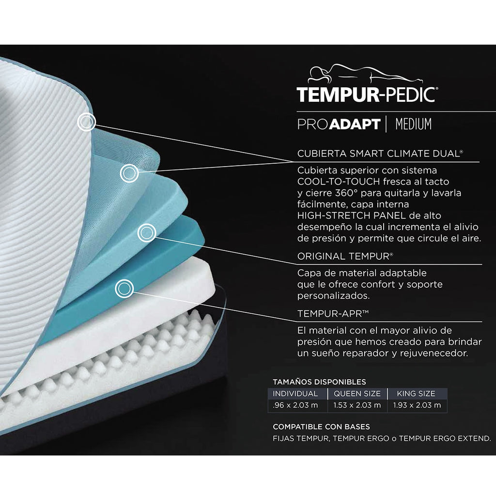 Colchón Tempur Proadapt Medium