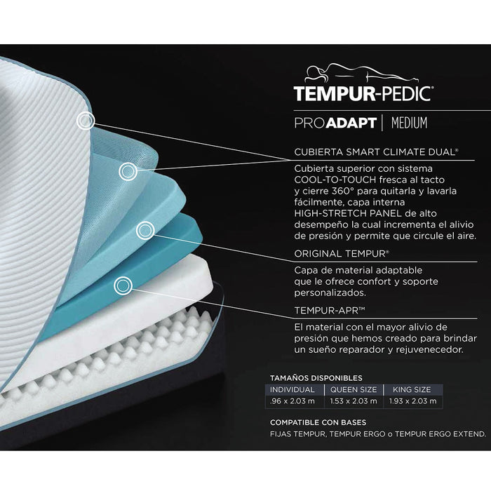 Colchón Tempur Proadapt Medium