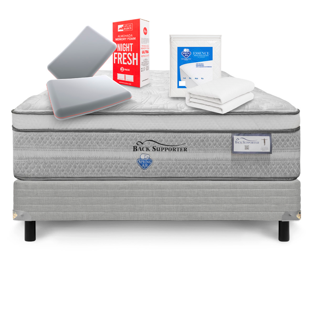 Paquete Juego Williams + Protector Essence + 2 Pack Almohada Night Fresh